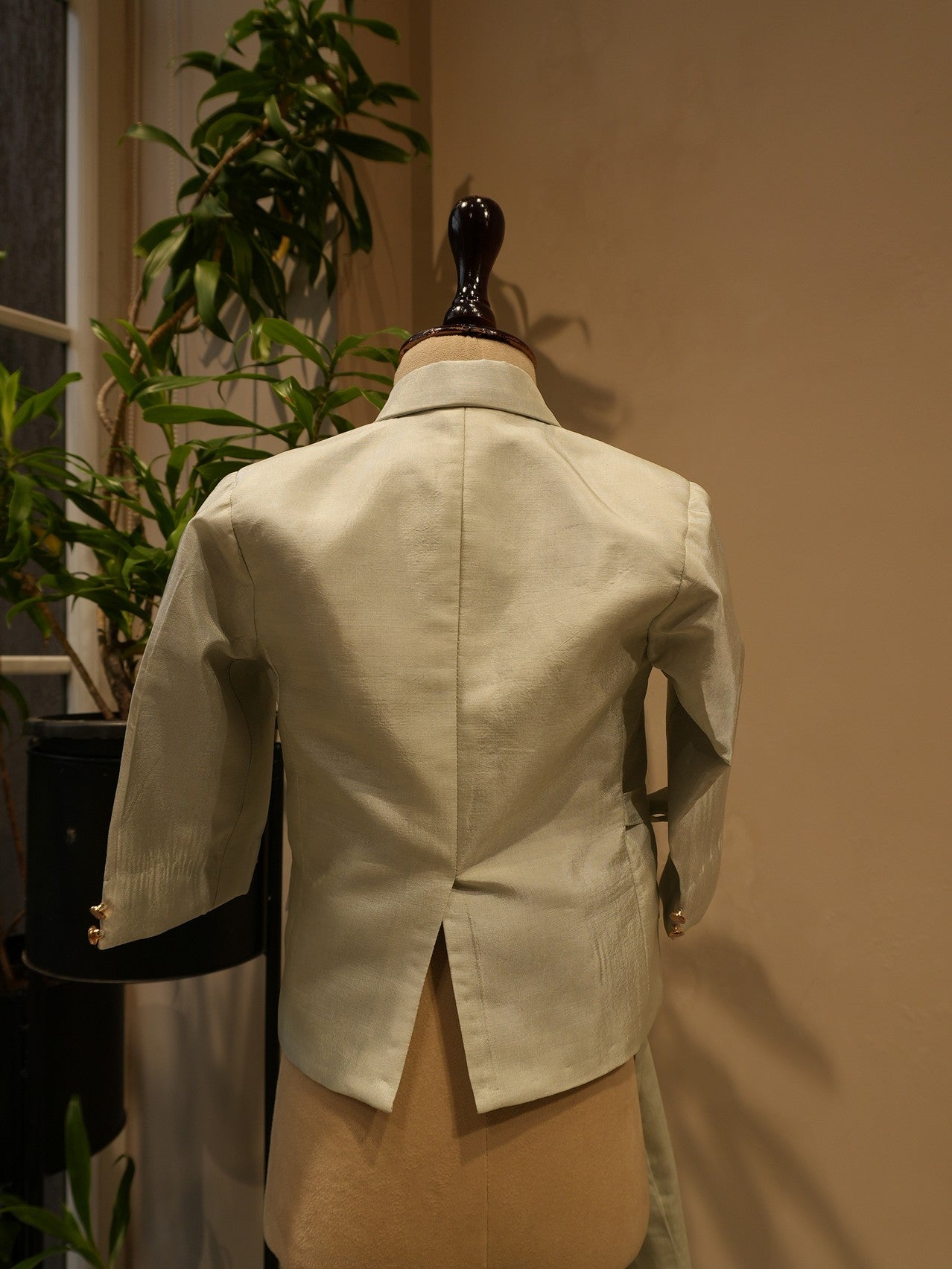 steel grey kids blazer shirt with pants