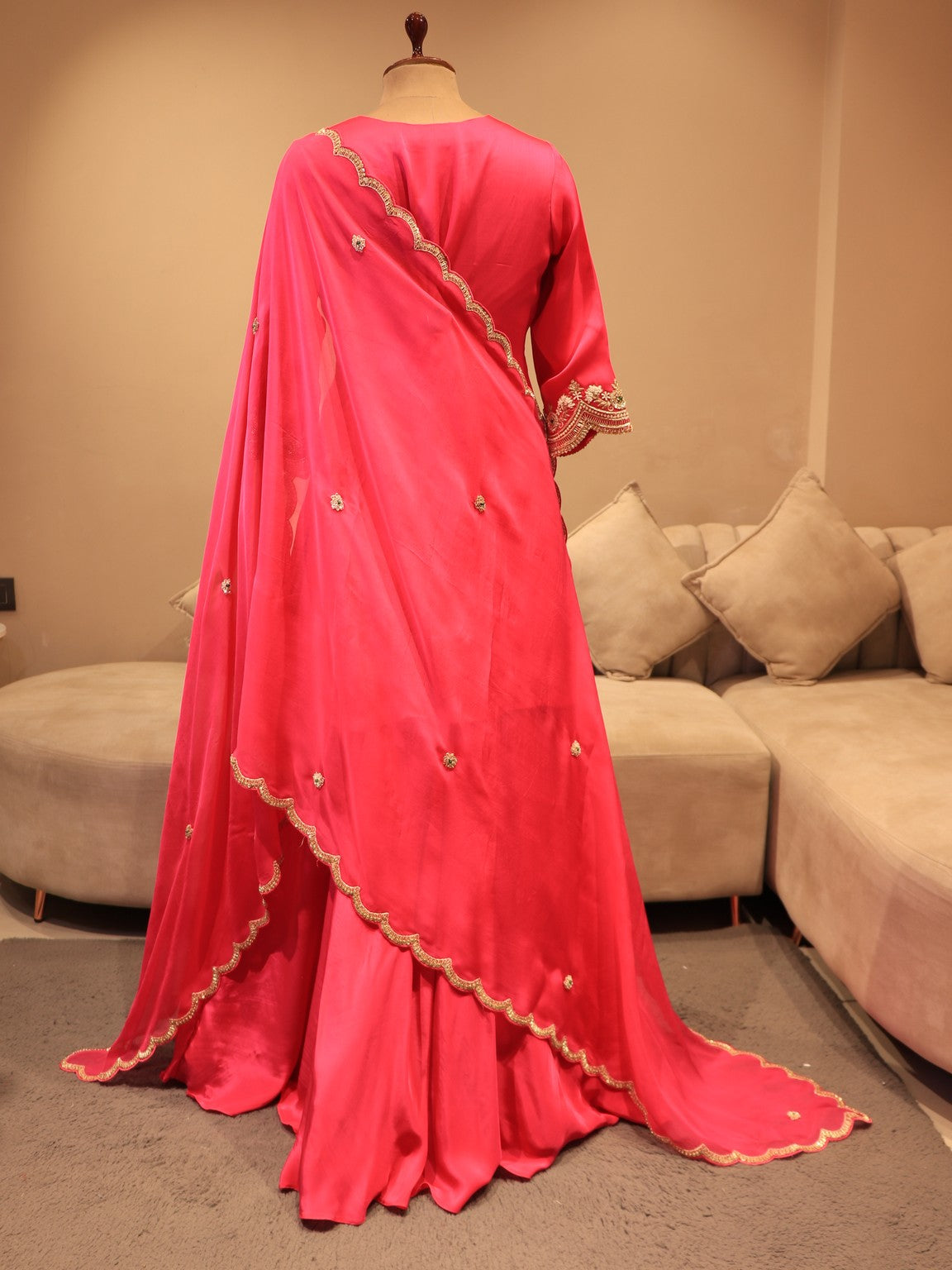 Rani emroidered kurta skirt dupatta
