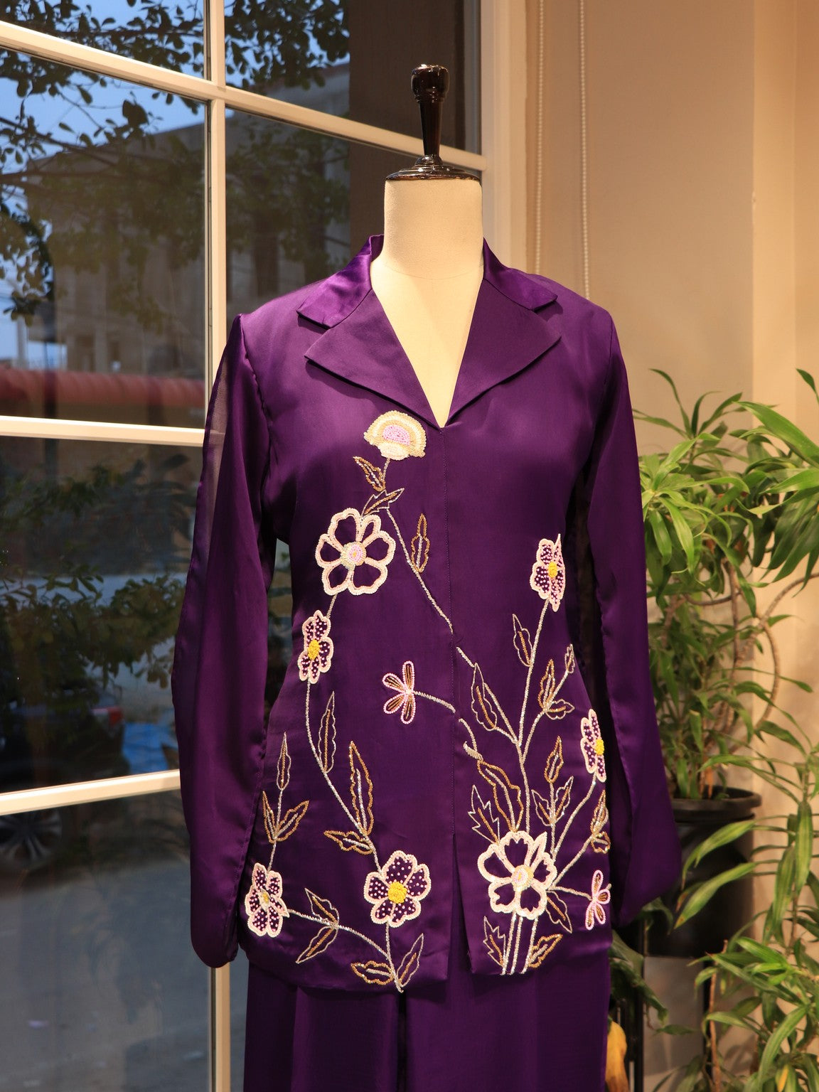 Deep purple co ord set