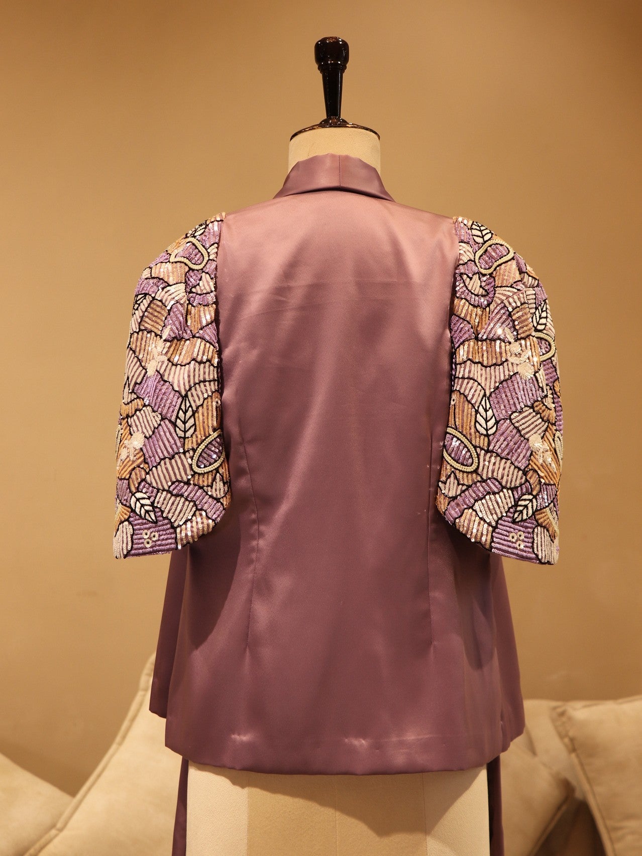 mauve cape co-ord set