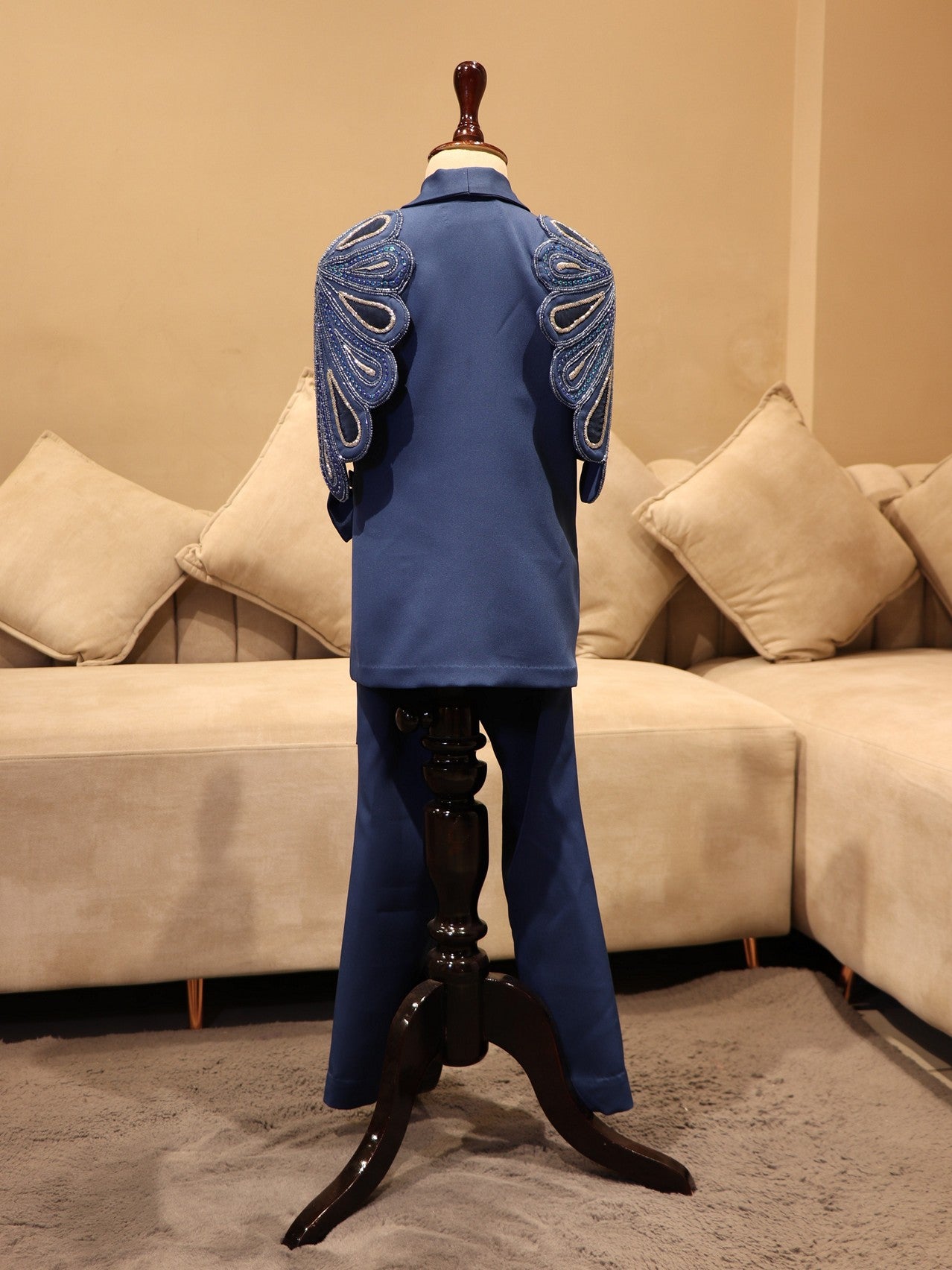 Royal blue blazer co-ord set