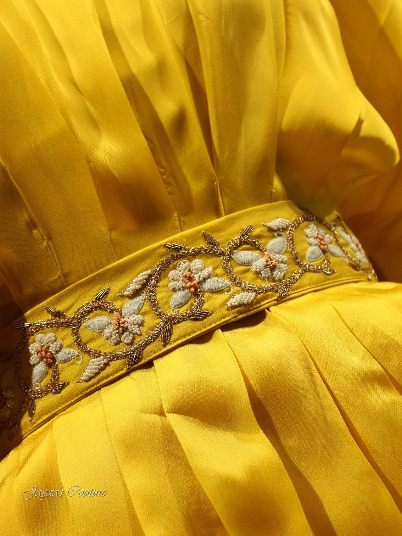 Yellow Top with skirt
