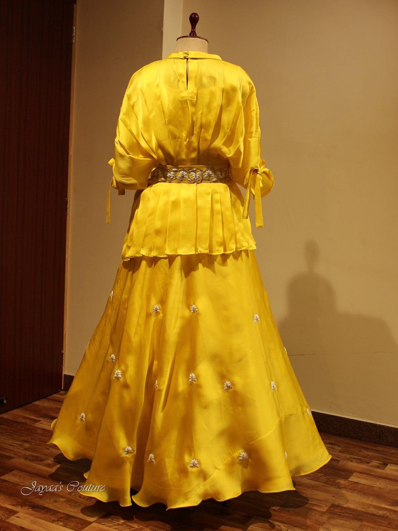 Yellow Top with skirt