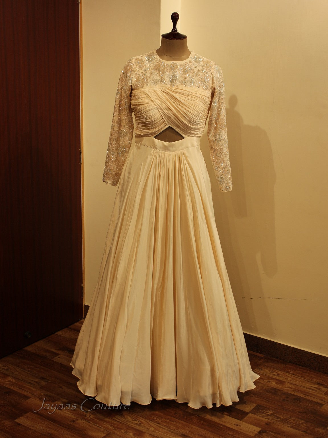 Pastel peach Gown