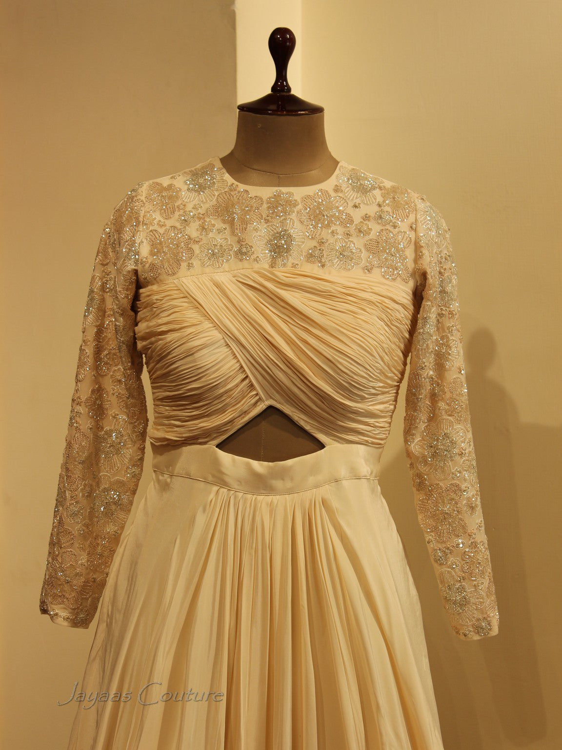 Pastel peach Gown