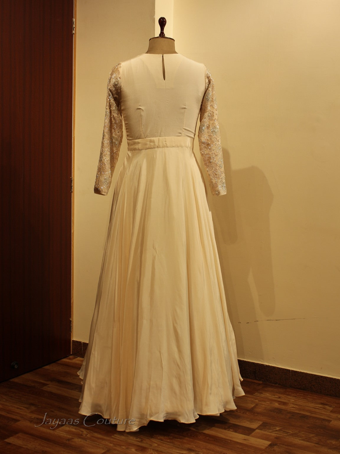Pastel peach Gown
