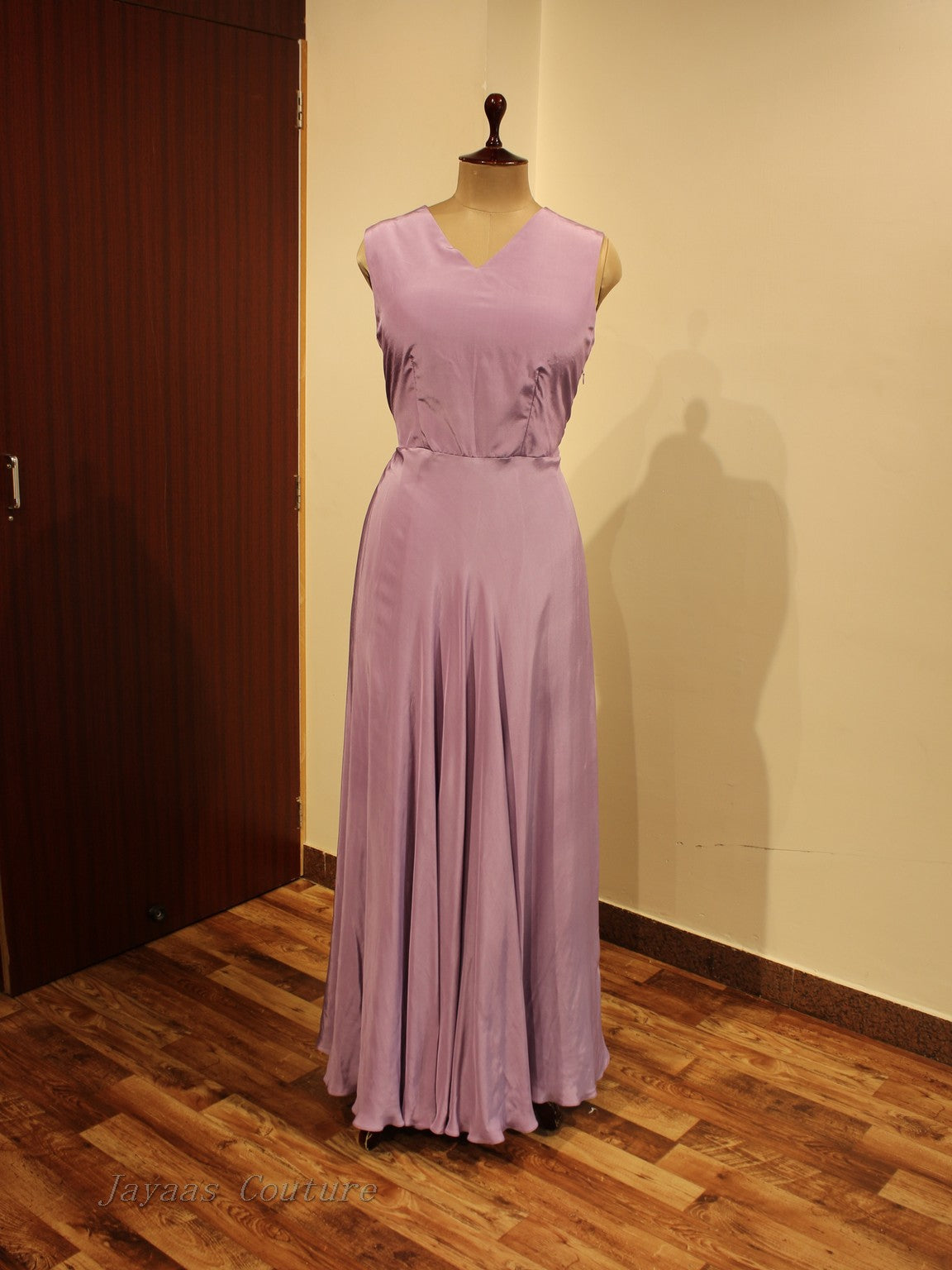 Lavanader gown with shrug