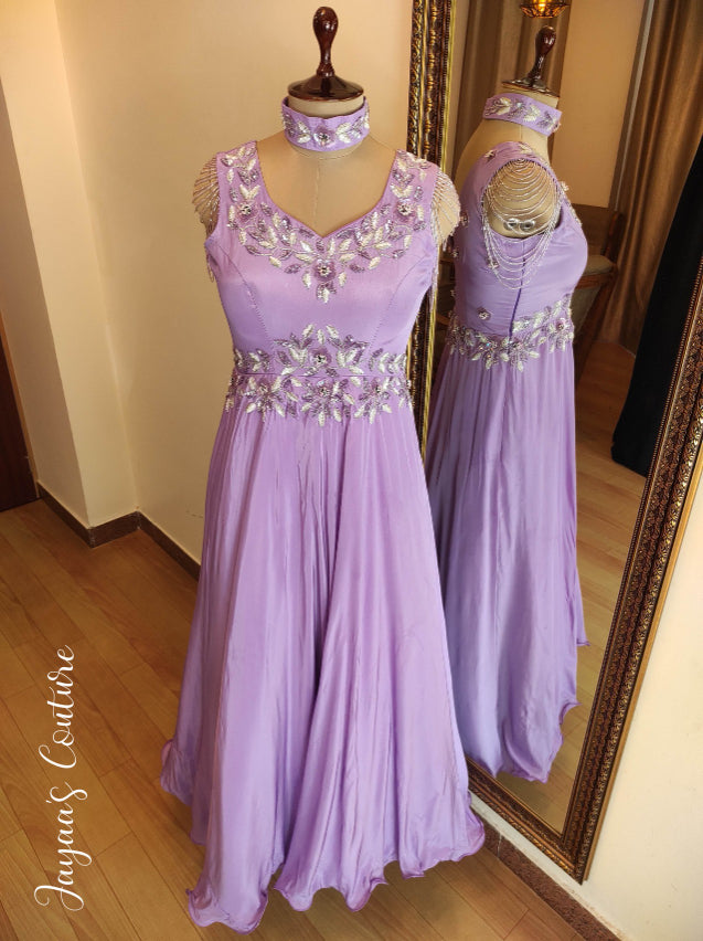 Lanvder gown