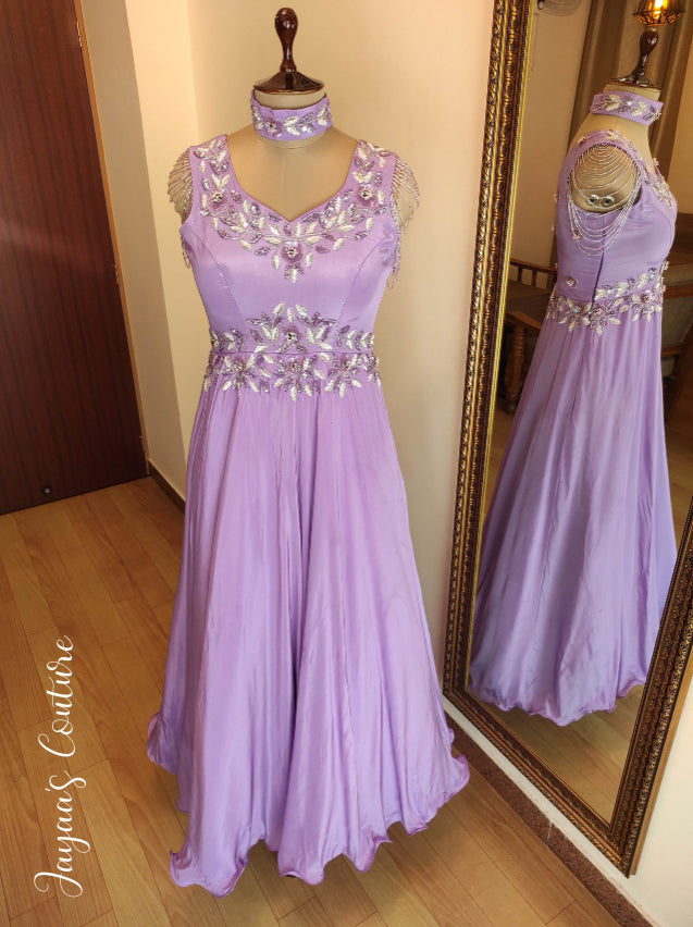 Lanvder gown