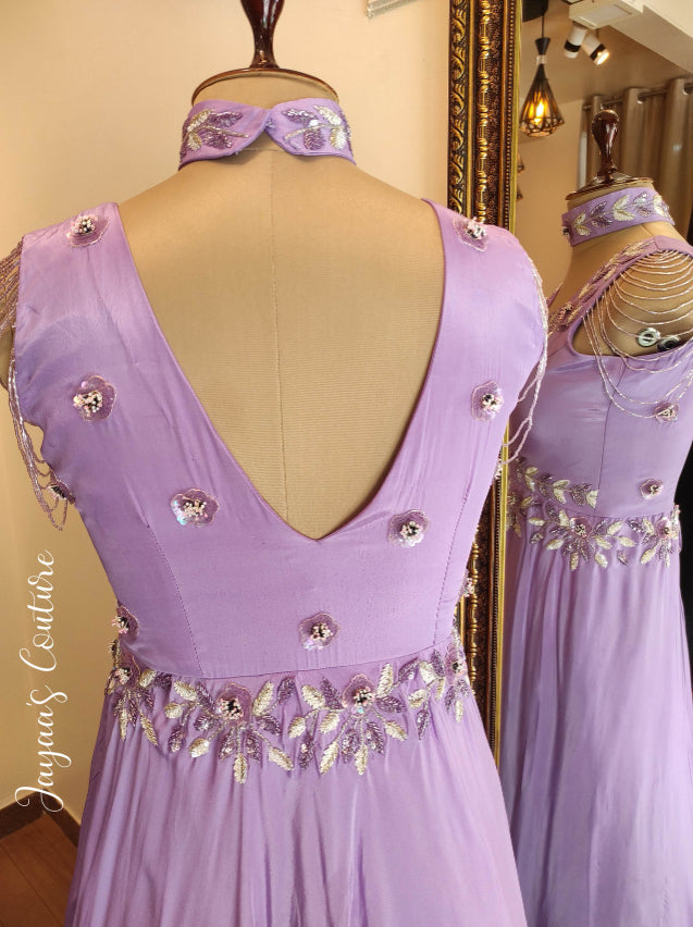 Lanvder gown