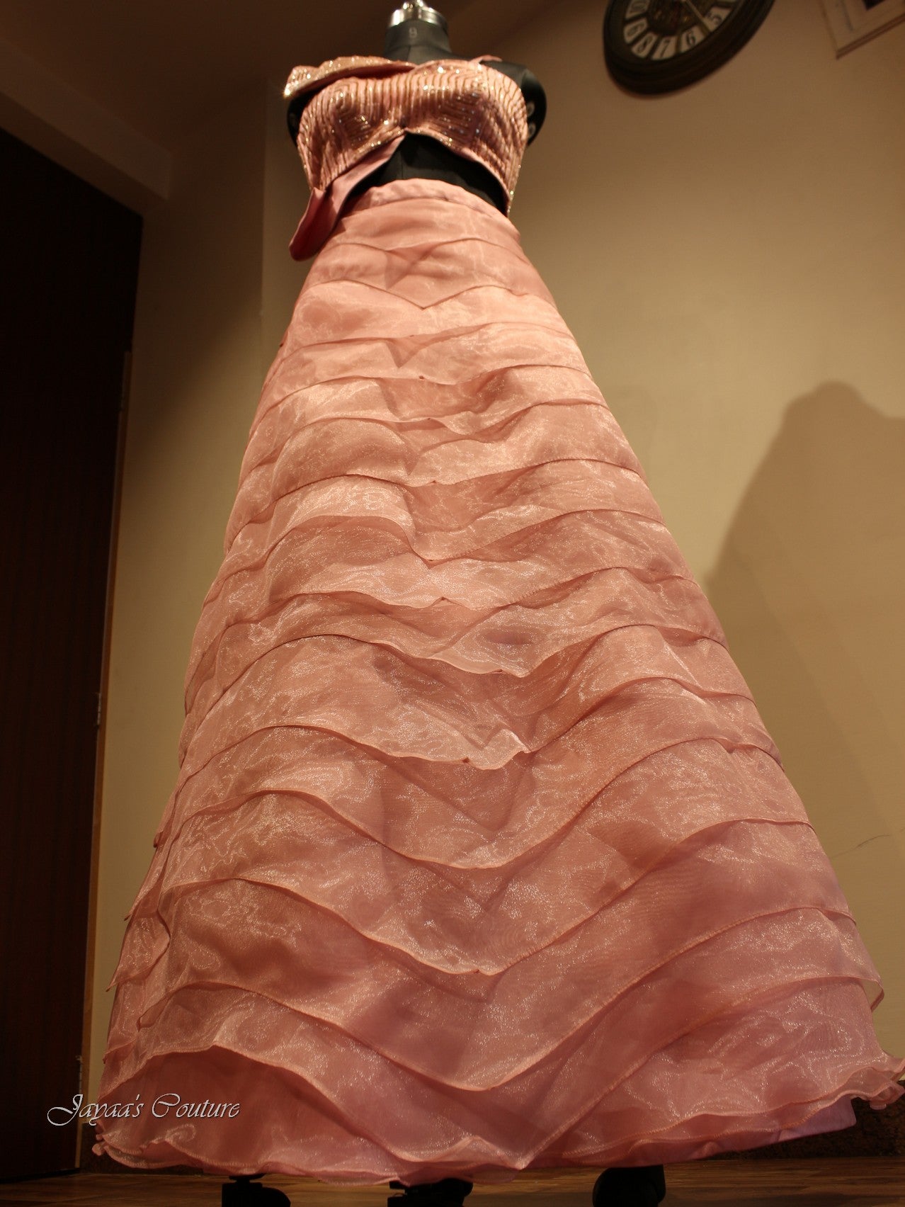 Peach Lehenga set