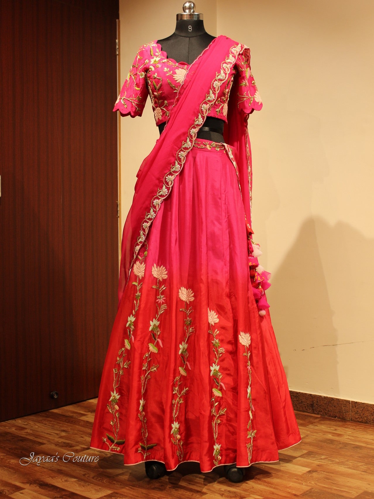 Rani lehenga set with dupatta