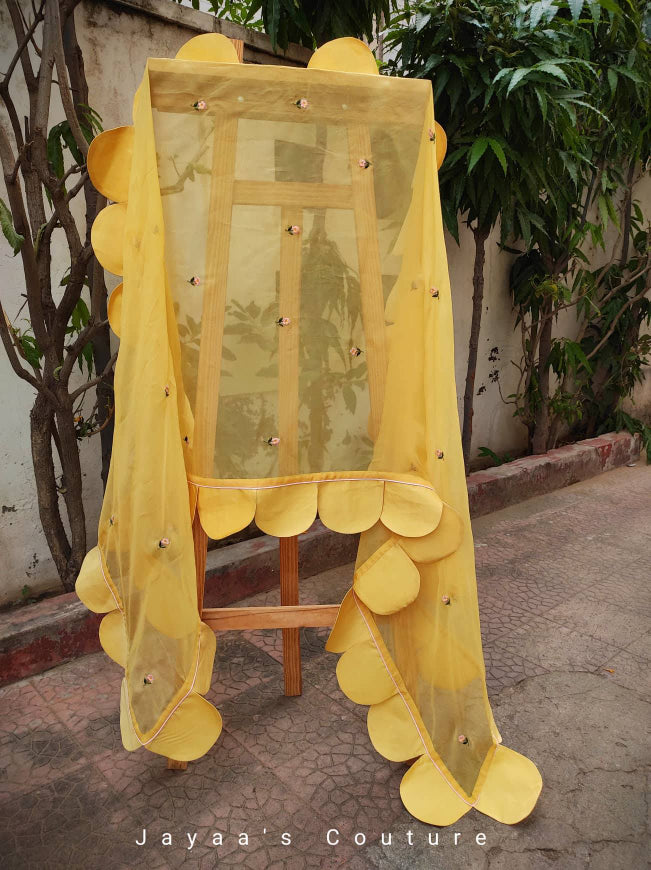 Lemon Yellow Dupatta