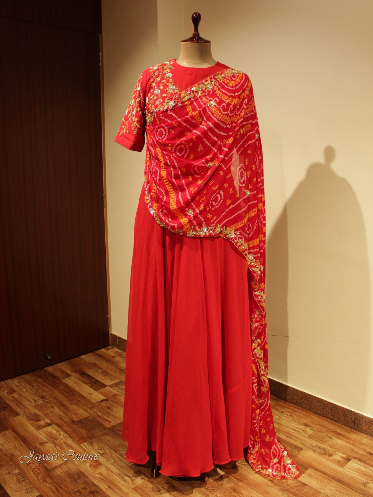 Red bandej lehenga set