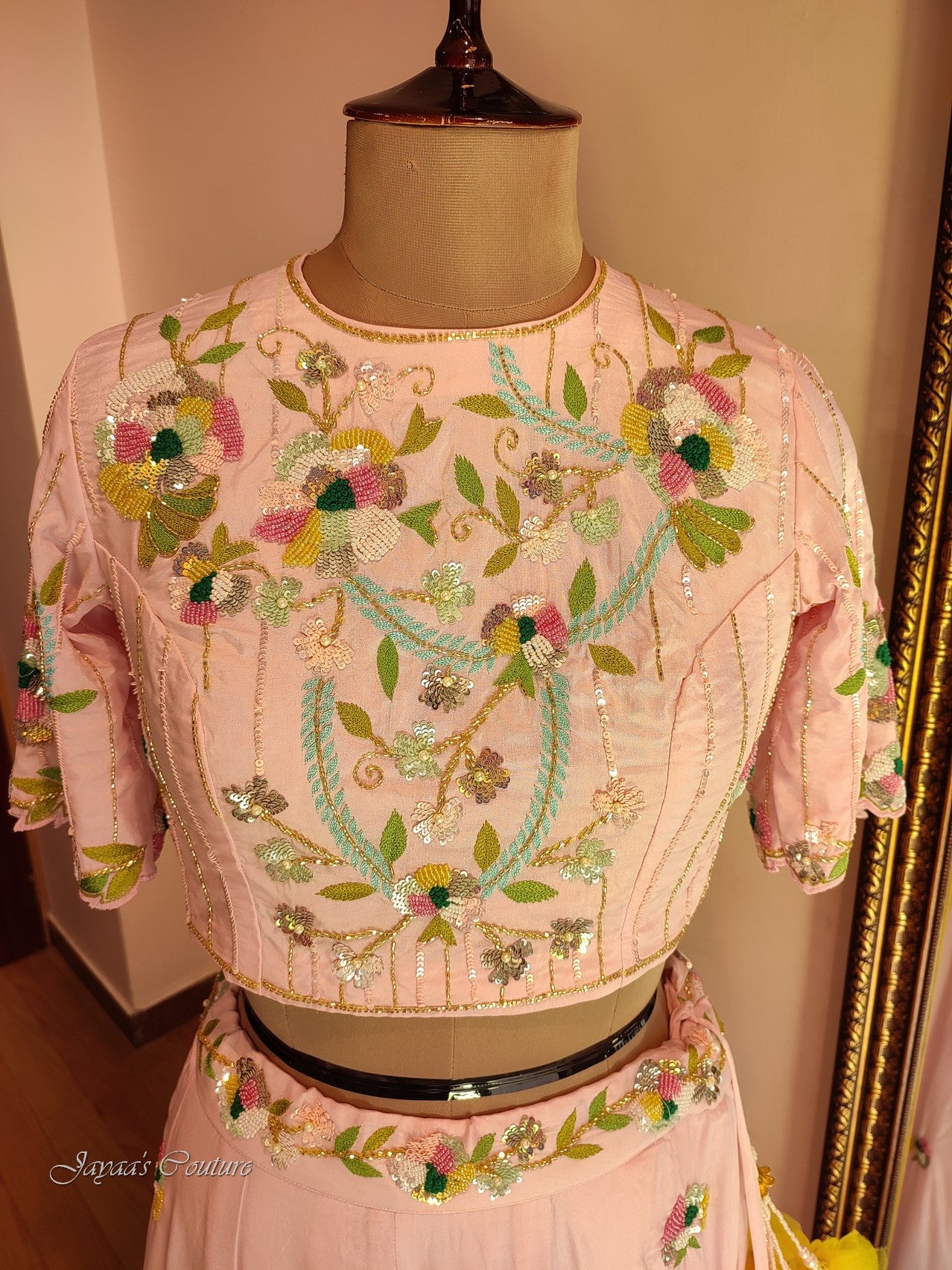 Pink lehenga set