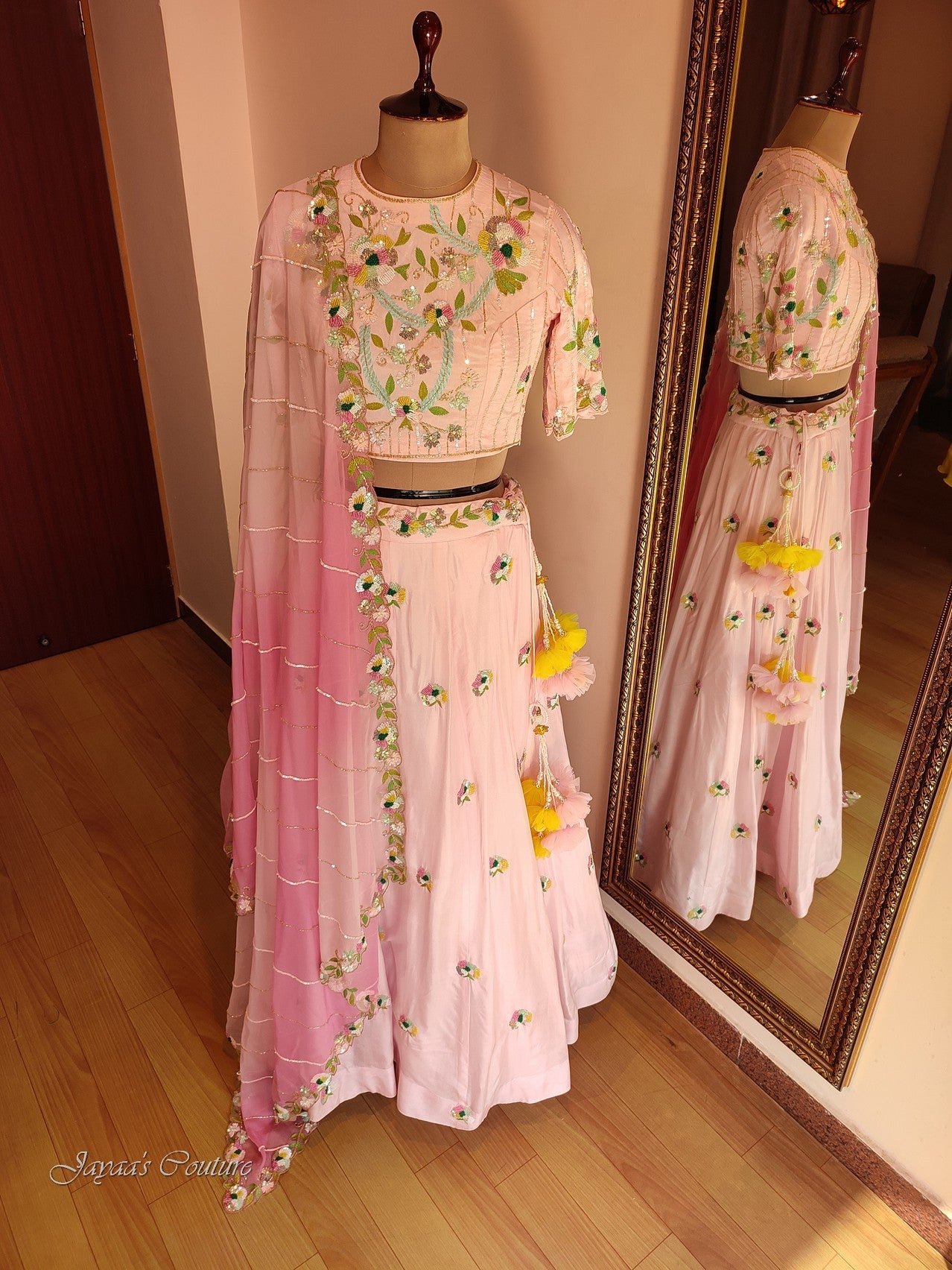 Pink lehenga set
