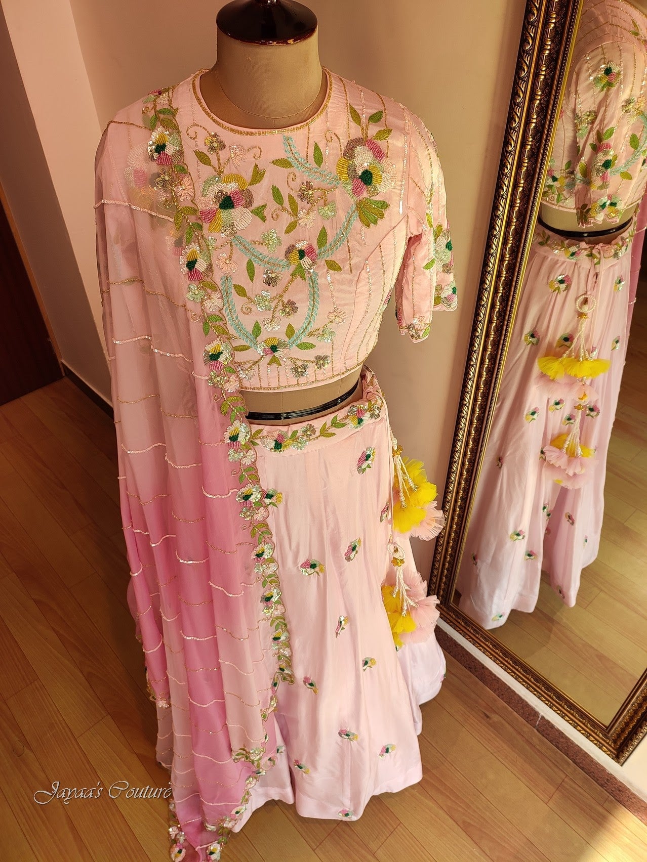 Pink lehenga set