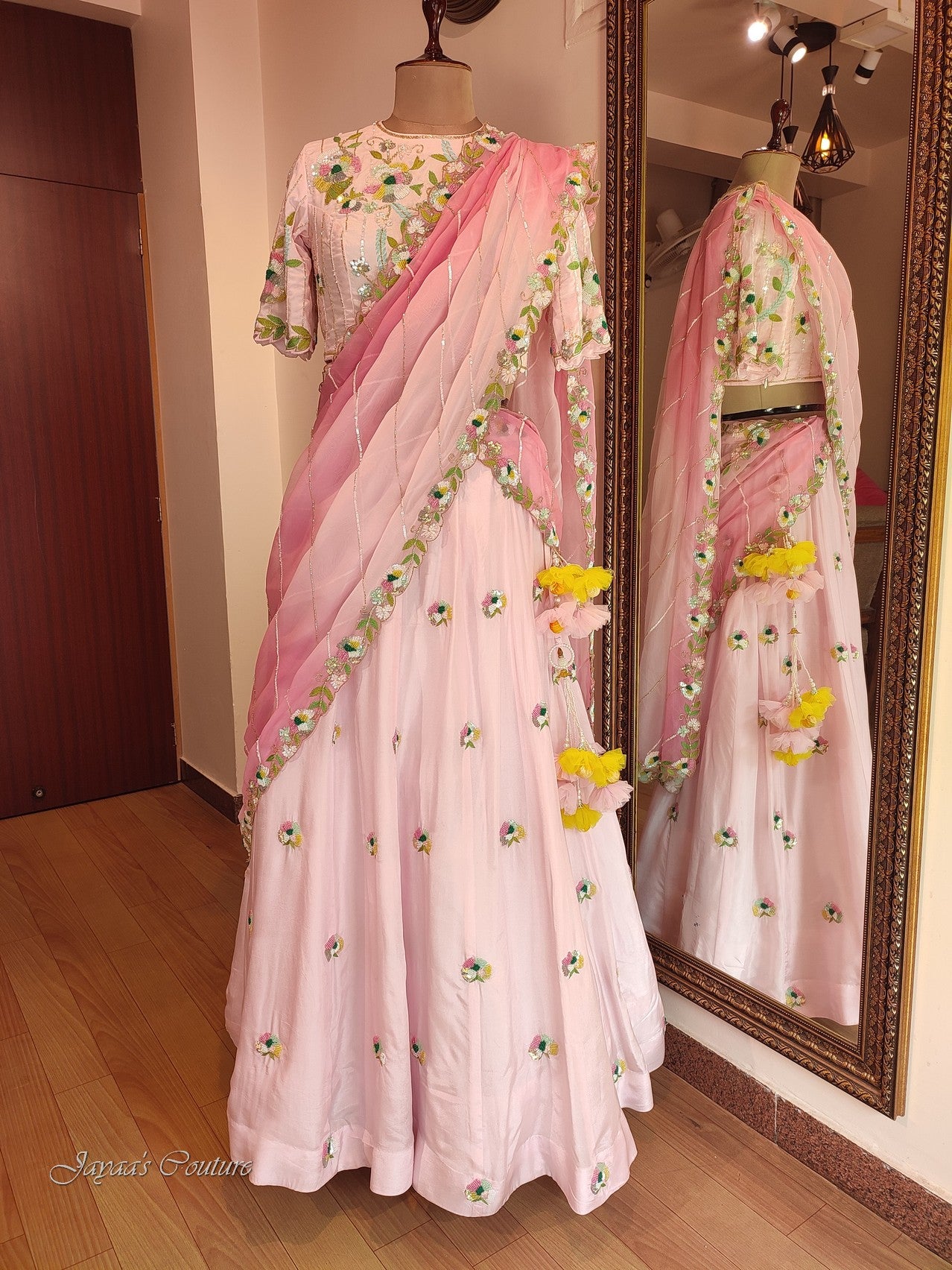 Pink lehenga set