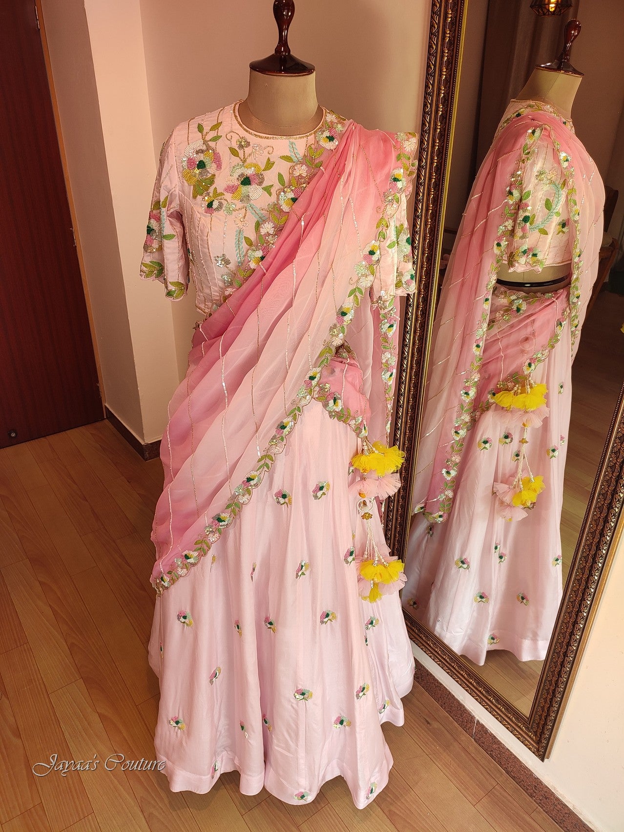 Pink lehenga set