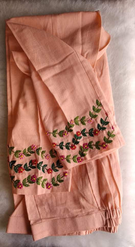 Peach kurta pants set
