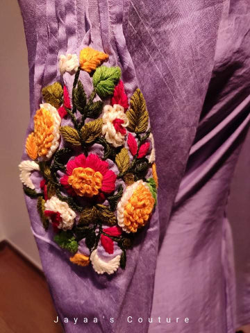 Lavender kurta pants set