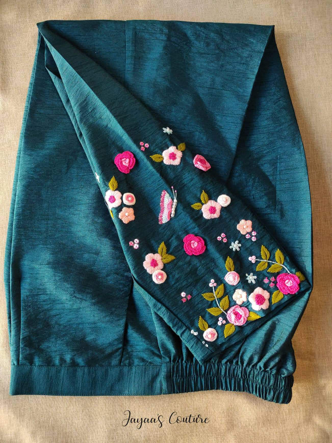 Peacock Blue Long Kurta Pants