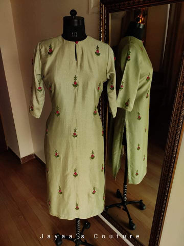 Pastel green Kurta pants