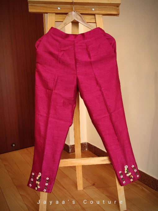 Wine Kurta Pants set