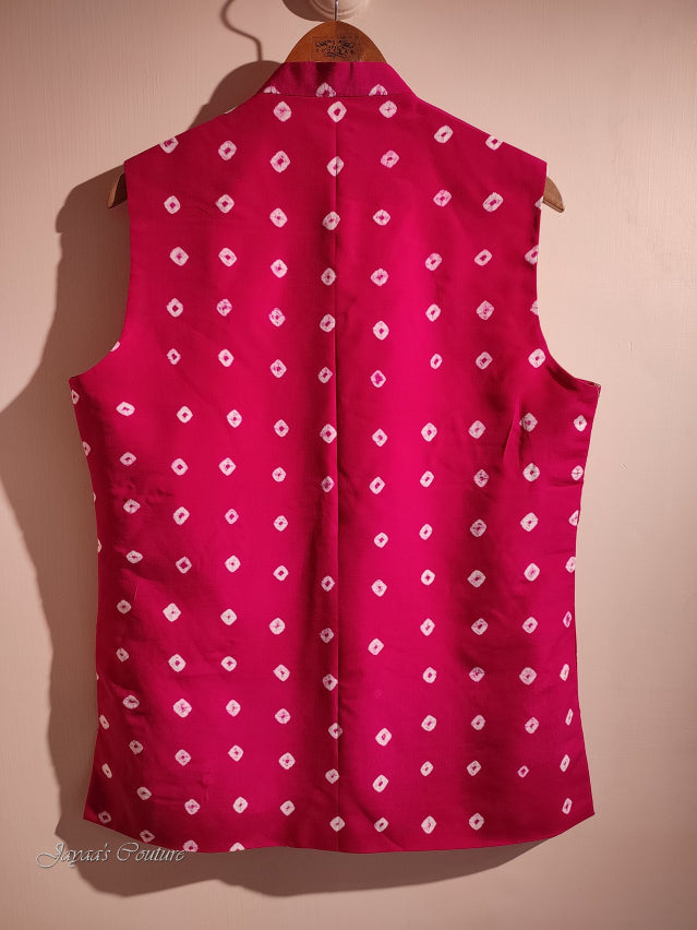 Rani bandhej jacket