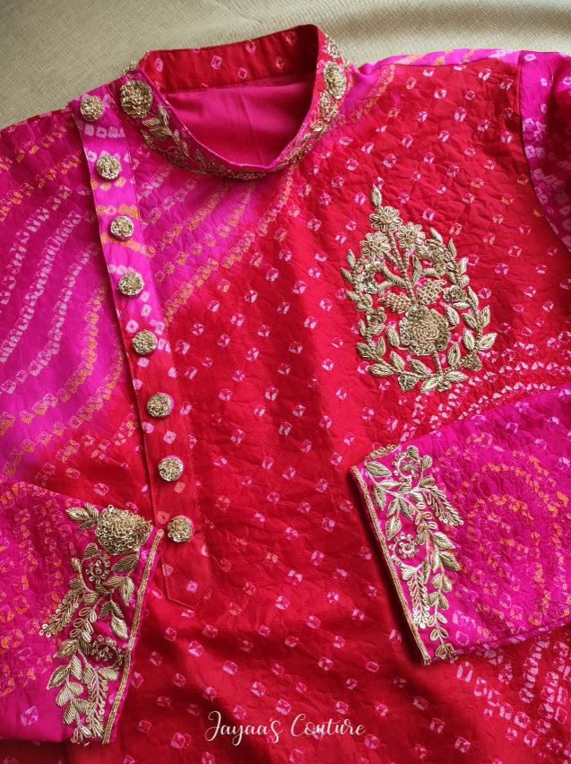 shaded bandej Embroidered kurta