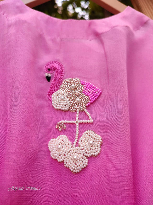Pink ombre kaftan