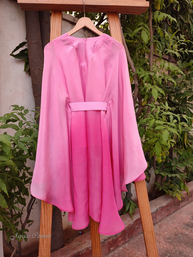 Pink ombre kaftan