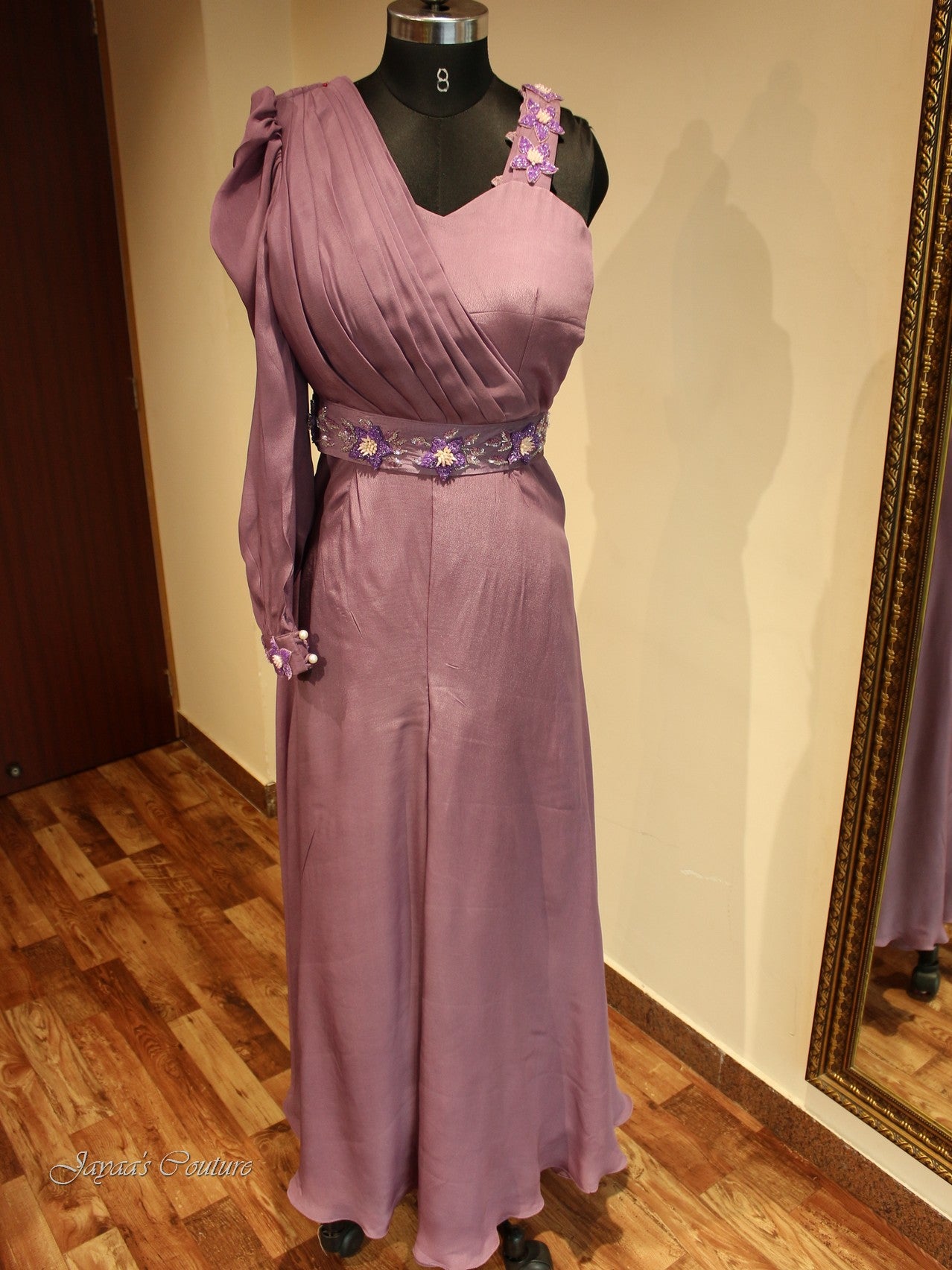 Mauve jump suit