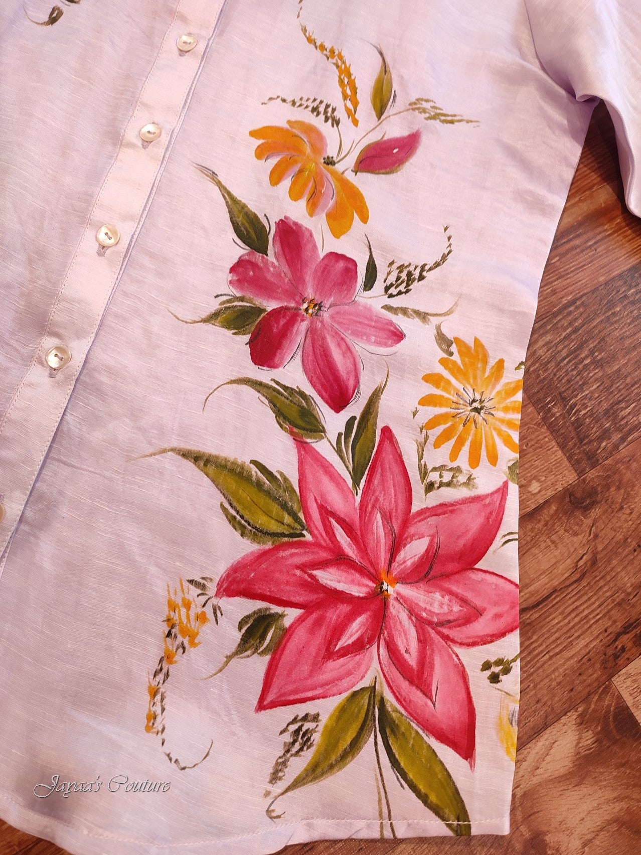 Lavander Hand painted top