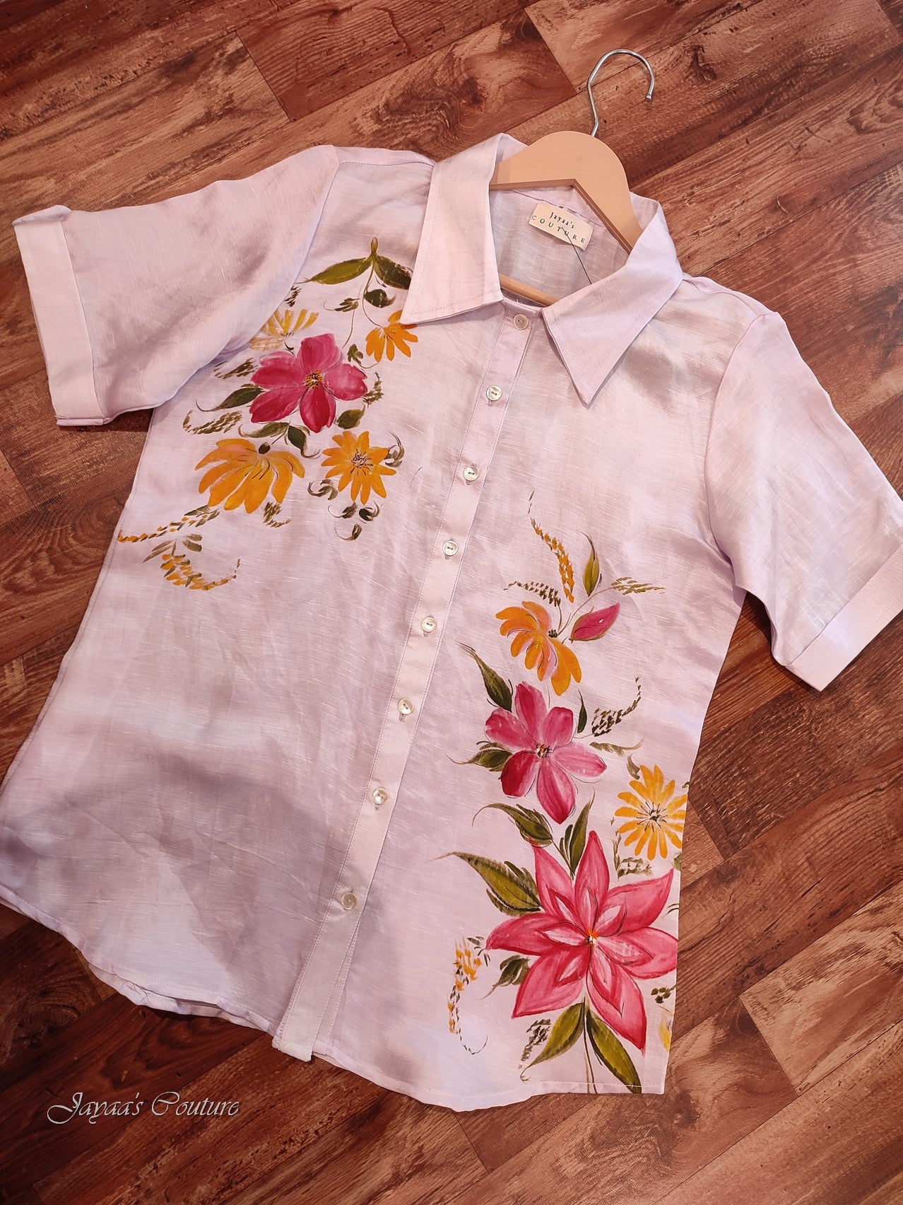 Lavander Hand painted top