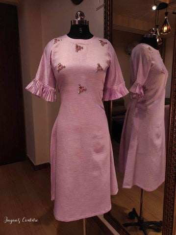 Pinkish lavender tunic