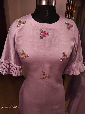 Pinkish lavender tunic