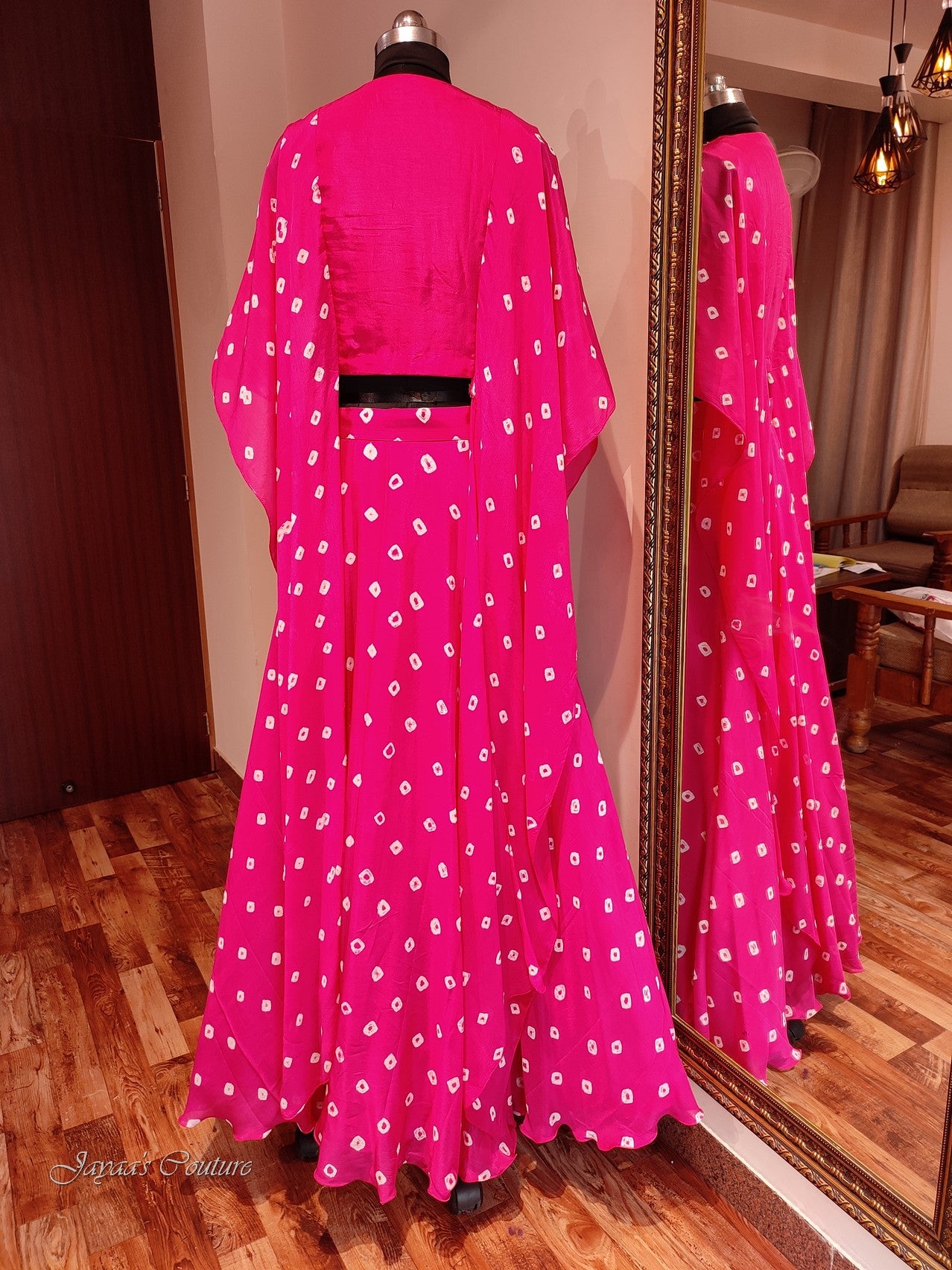 Rani Bandej crop top with skirt