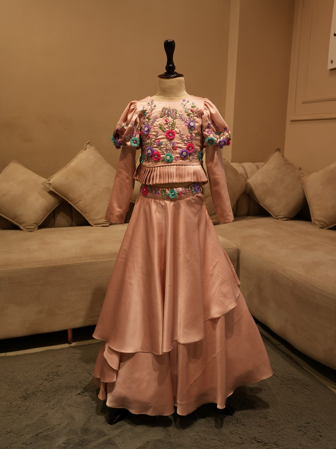 Lilac kids dress