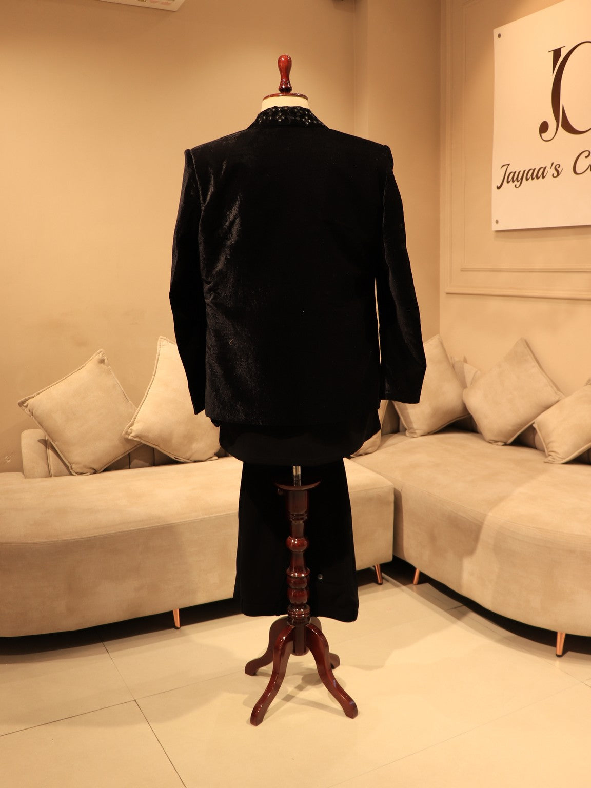 Black Mirrow work mens indo western