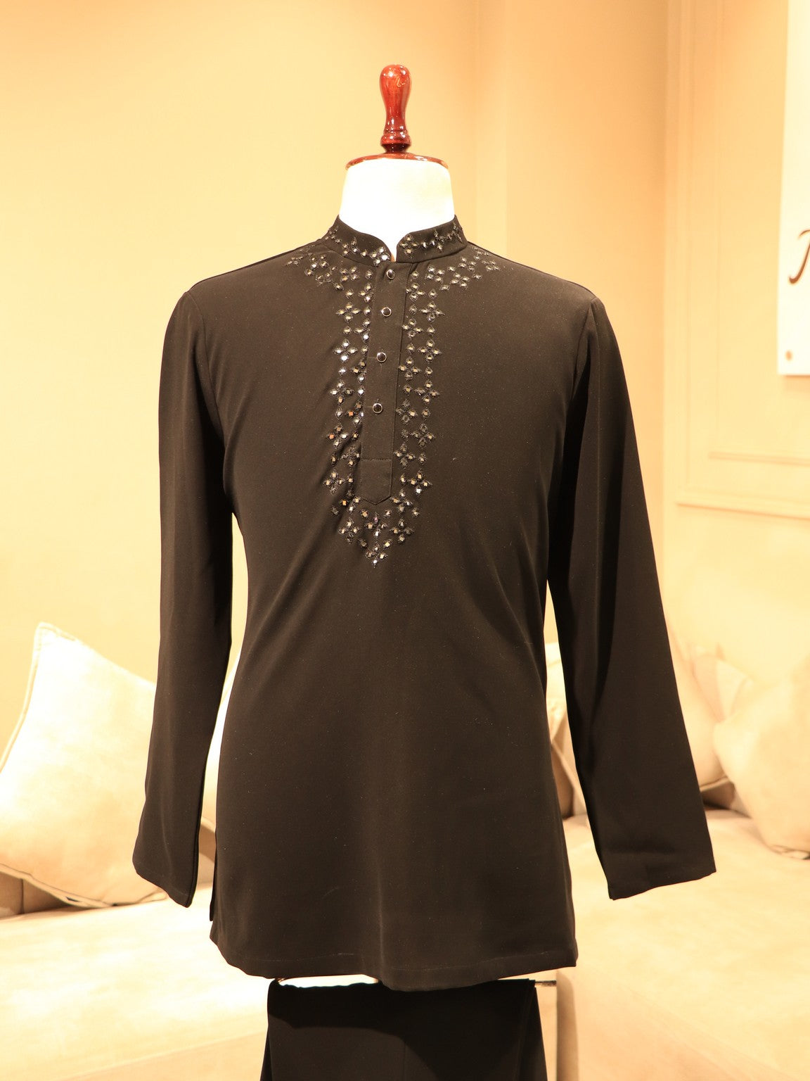 Black Mirrow work mens indo western