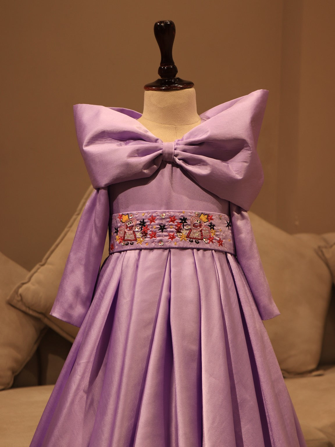 lavander kids dress