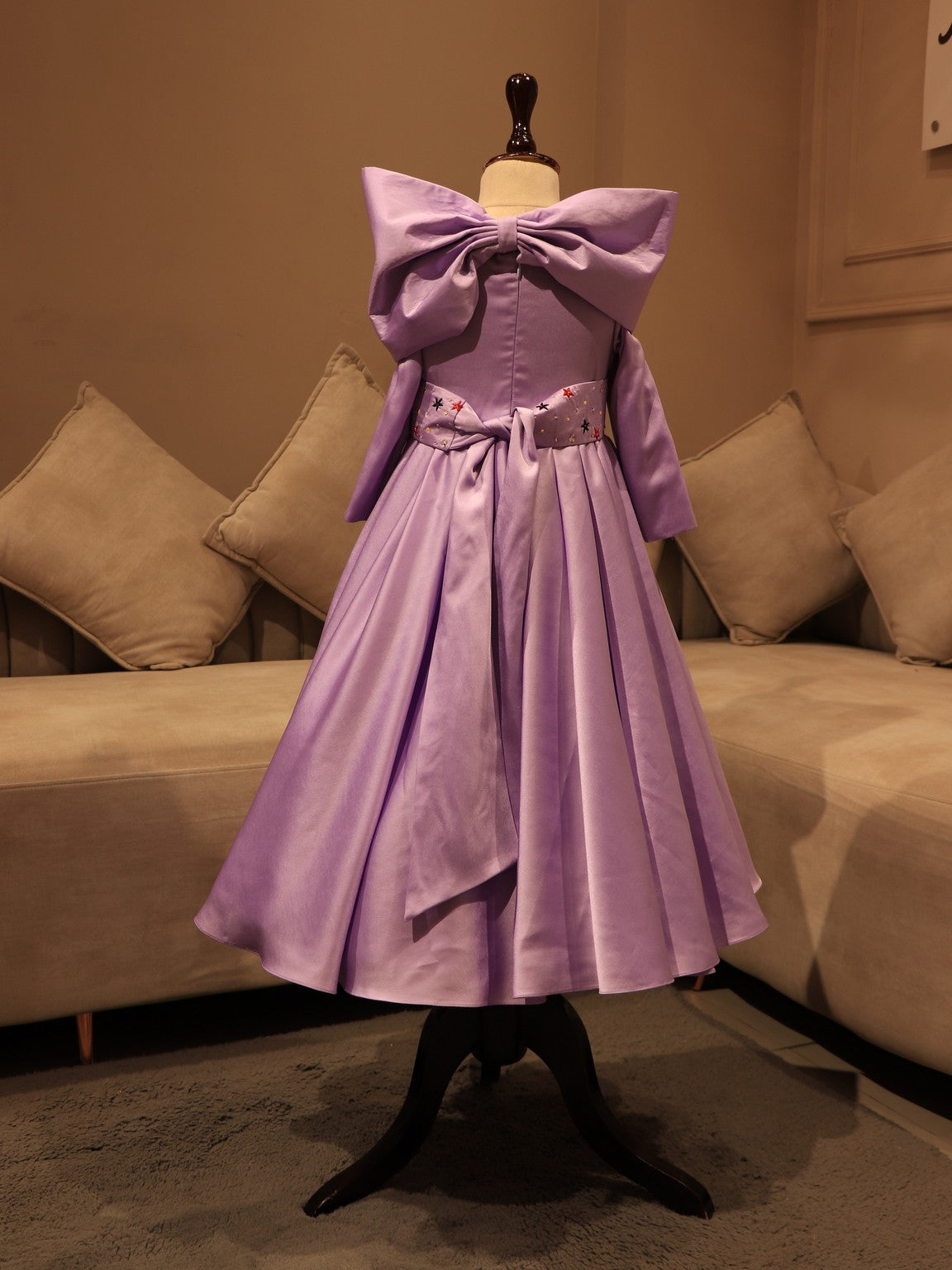 lavander kids dress