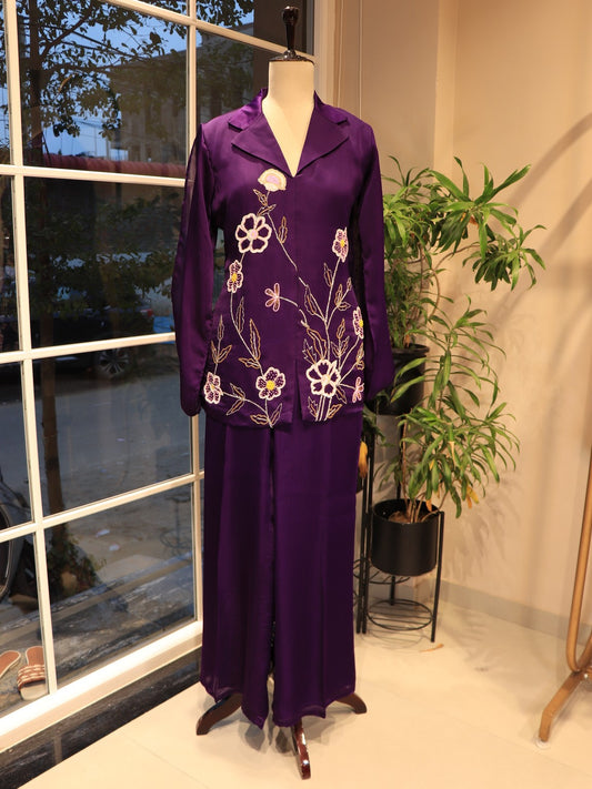 Deep purple co ord set