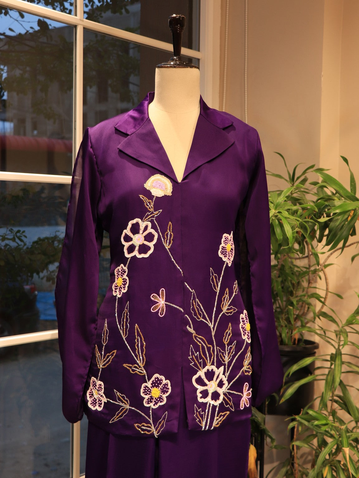 Deep purple co ord set