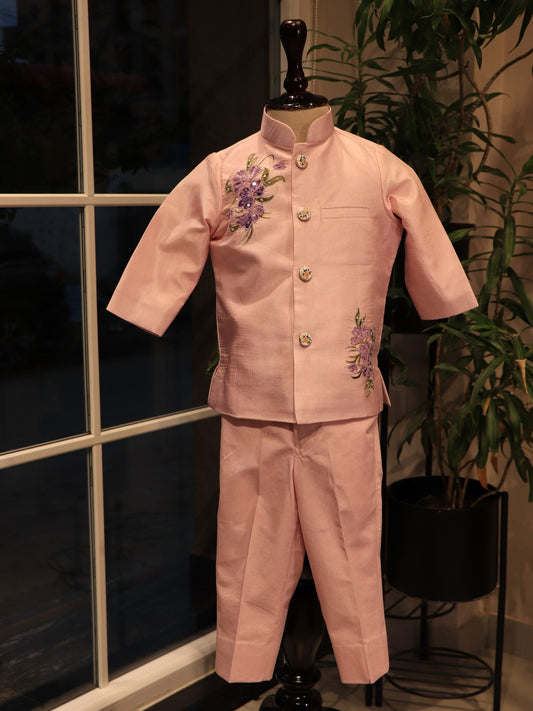 Blush pink kid shirt pant