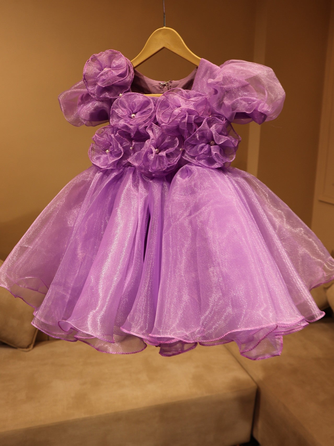 Lavender kids dress