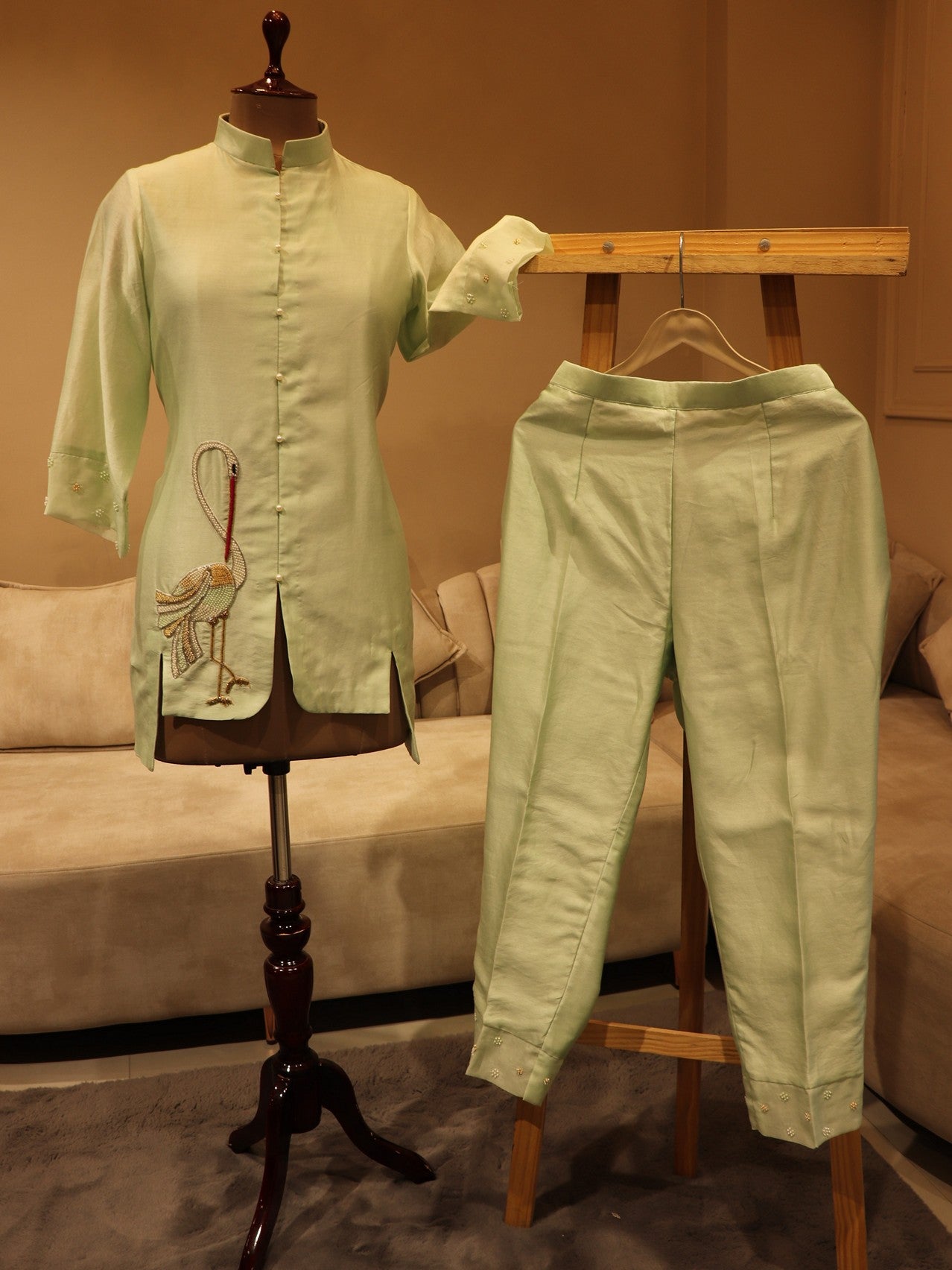 Pastel green co-ord set