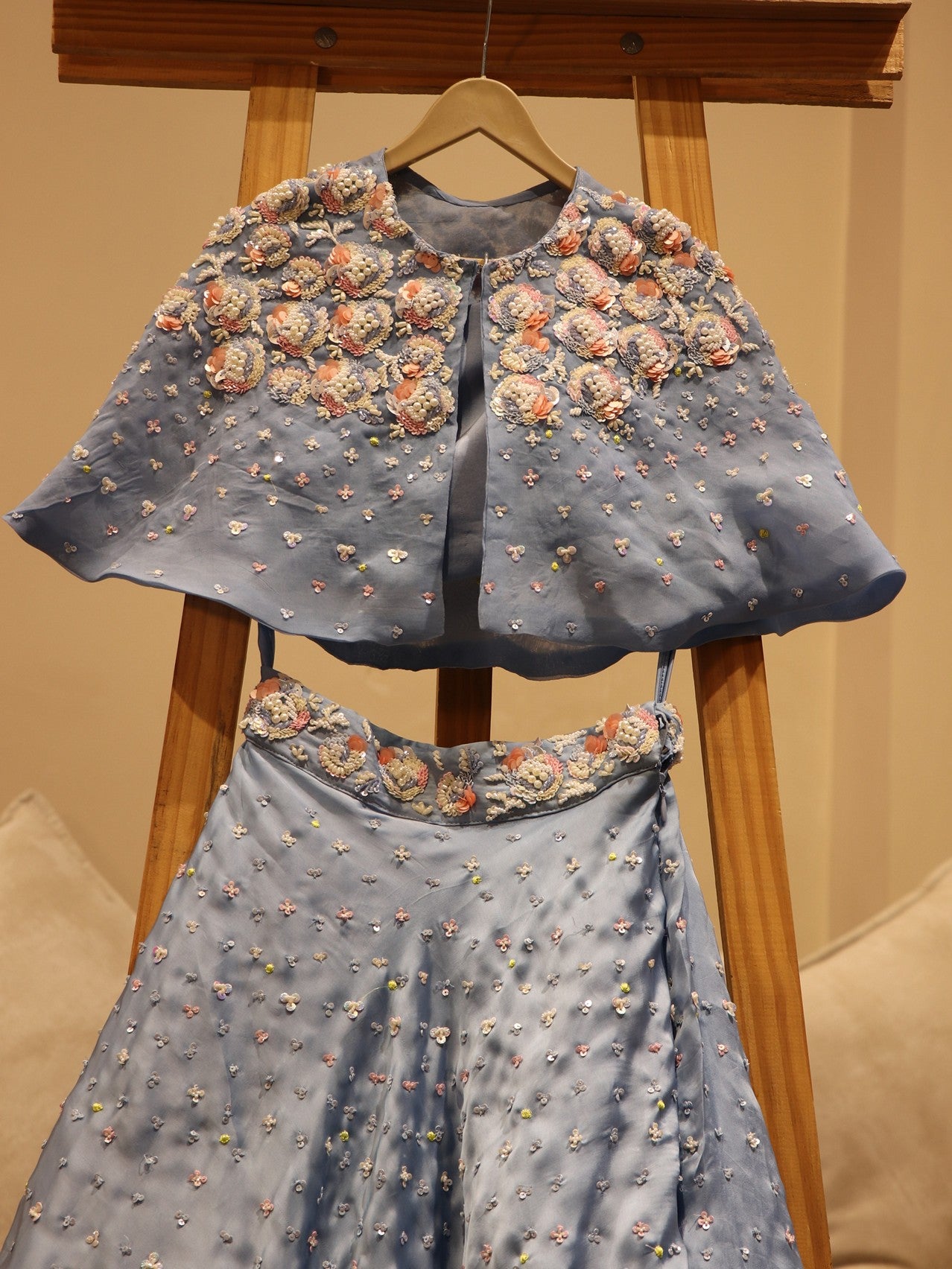 Powder blue kids dress