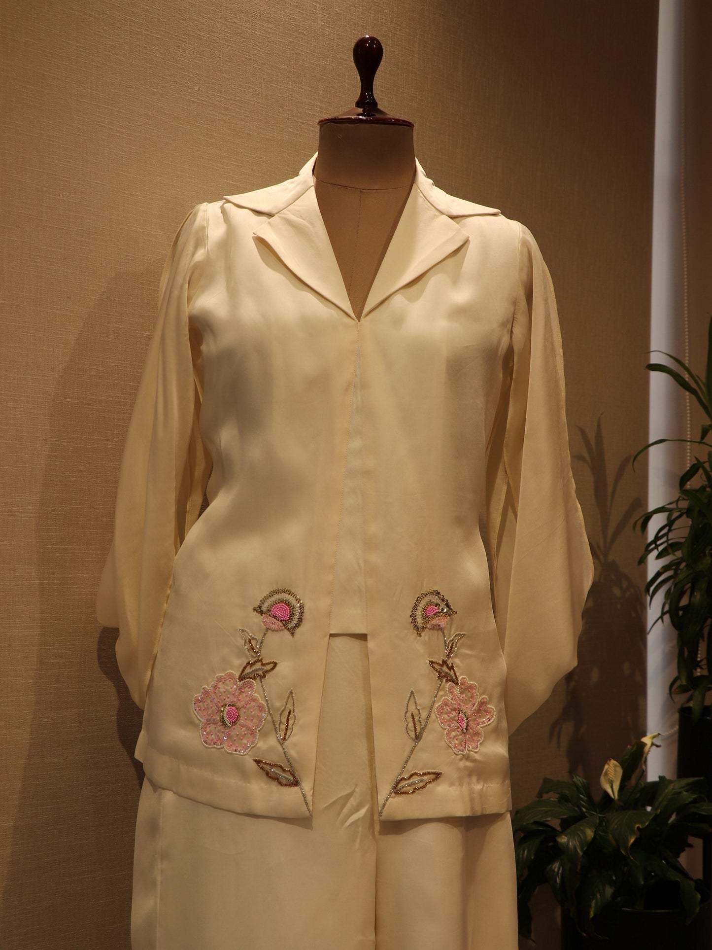 Pearl white co-ord set